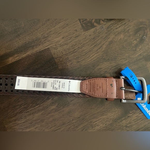 Columbia brown braided belt NWT men's size medium 34-36 - Picture 12 of 12